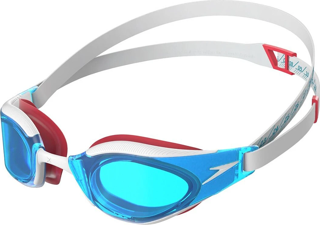 Speedo Очки для плавания Fastskin Hyper Elite Flame Red/Bolt/Aqua Blue