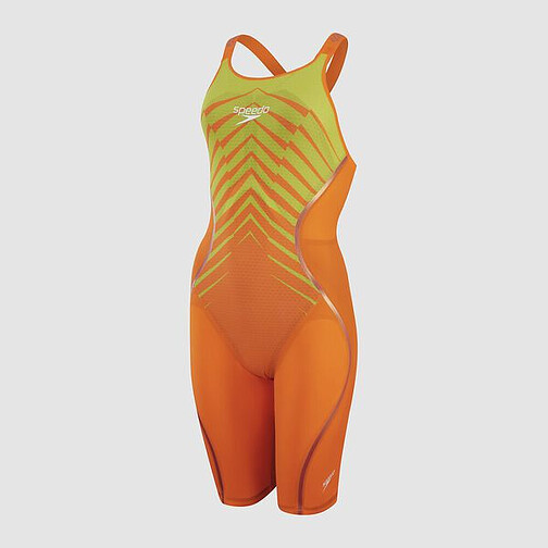 Speedo Гидрокостюм Fastskin LZR Pure Intent Openback Kneeskin orange/green