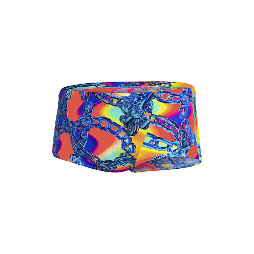Speedo Плавки спортивные V 17cm Club Training Allover Trunks Blue/Red