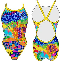 TURBO Купальник 'REVOLUTION' GIRL TRENCADIS yellow