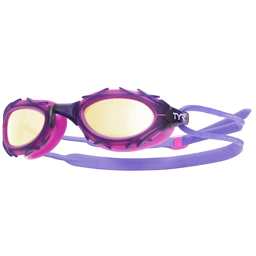 TYR Очки для плавания Nest Pro Nano Mirrored Gold/Purple