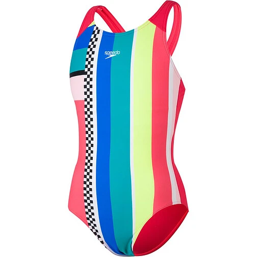 Speedo Купальник Digital Placement Junior Pulseback Red/Yellow