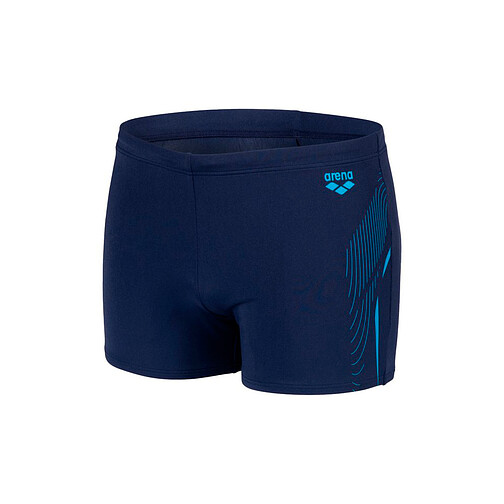 Arena Плавки спортивные SWIM SHORT GRAPHIC MAXLIFE ECO navy-turquoise