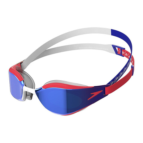 Speedo Очки для плавания Fastskin Hyper Elite Mirror Red/Blue