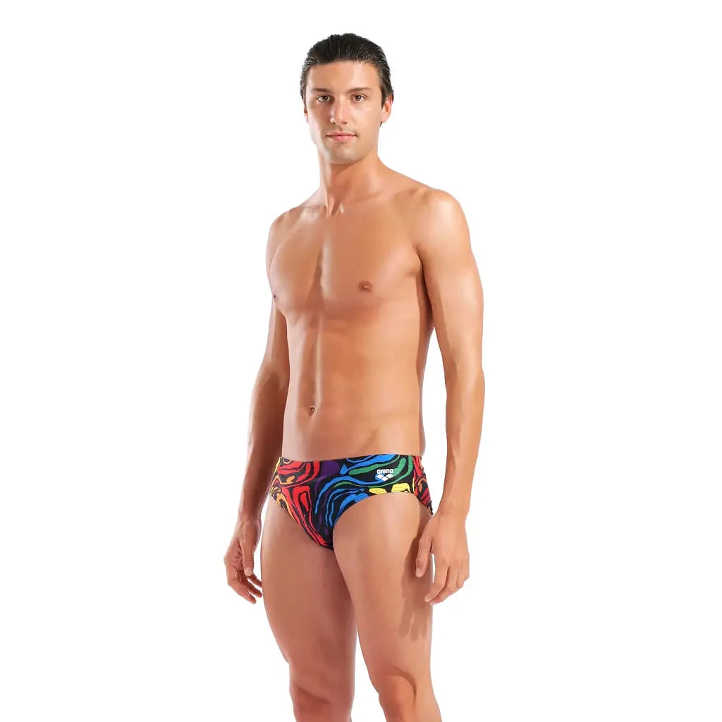 Arena Плавки спортивные COLOURS SWIM BRIEFS multi black
