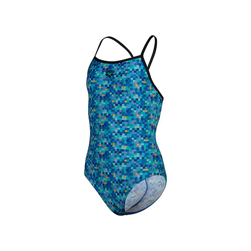 Arena Купальник спортивный ARENA POOLTILES LIGHTDROP L JR black-blue mult