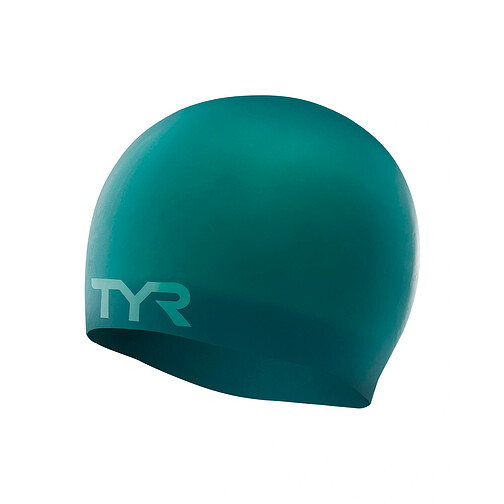 TYR Шапочка для плавания Wrinkle Free Teal