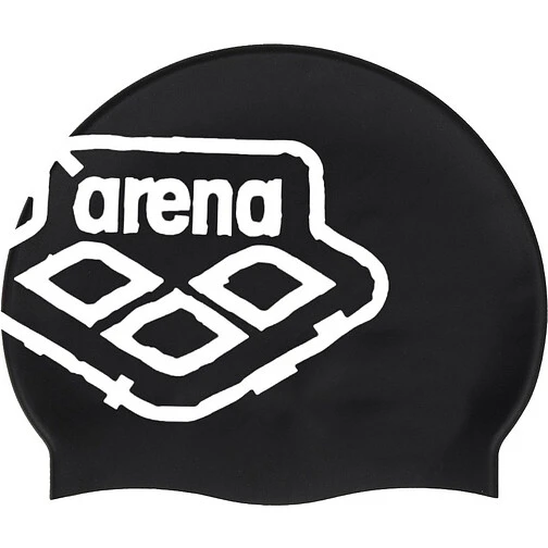 Arena Шапочка для плавания TEAM STRIPE CAP black-black