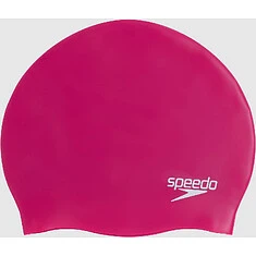 Speedo Шапочка для плавания Plain Moulded Silicone Cap rose