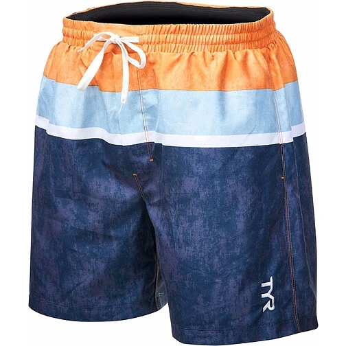 TYR Шорты для плавания Atlantic Horizon Swell Swim Short Navy-White