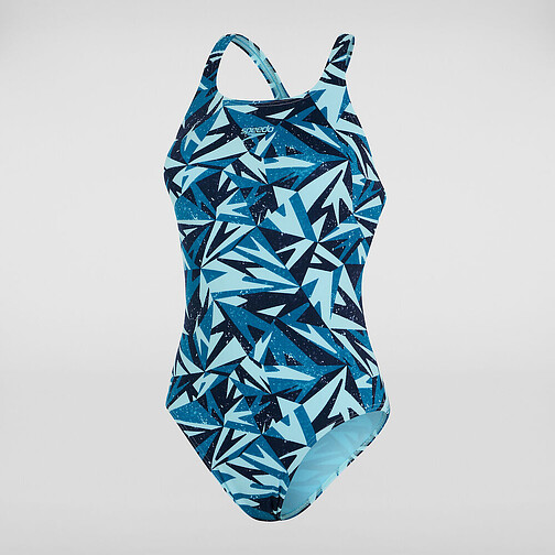 Speedo Купальник HYPERBOOM ALLOVER MEDALIST blue/blue