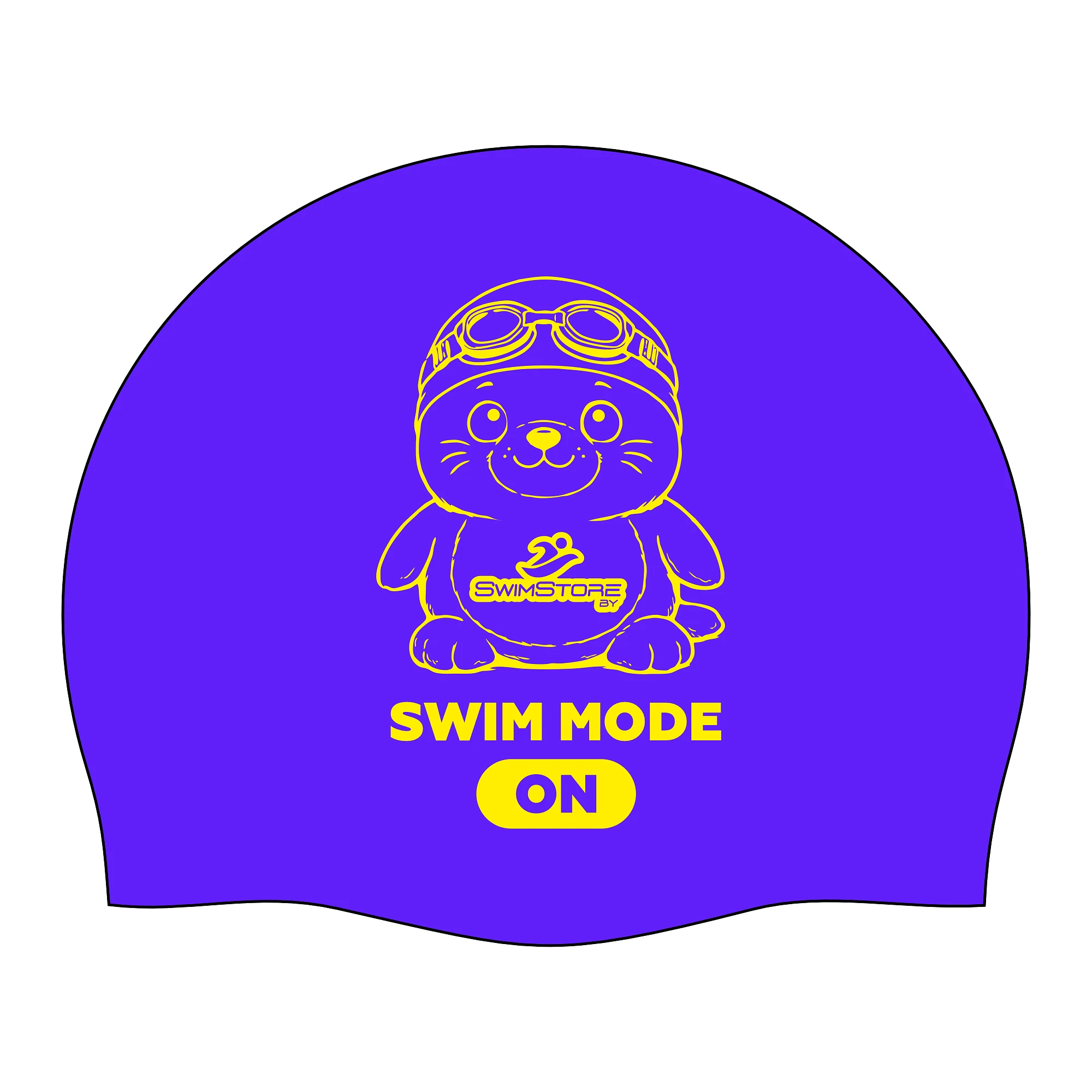 SwimStore Шапочка для плавания Seal purple/yellow