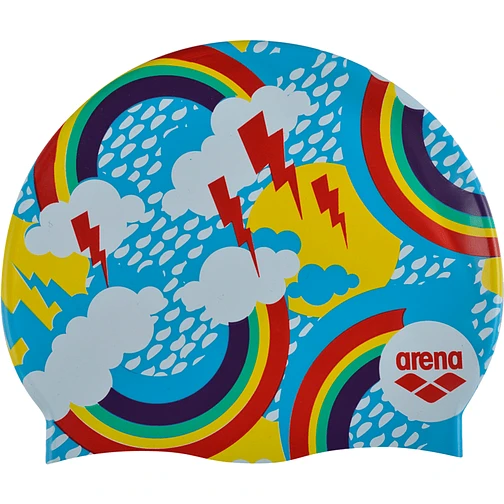 Arena Шапочка для плавания Print 2 Junior SS20 Rainbows Blue