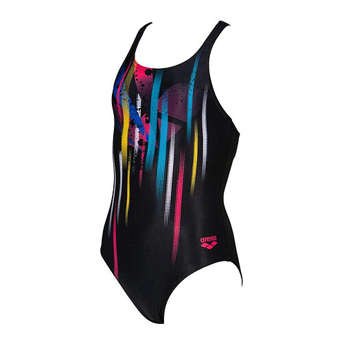 Arena Купальник REVELATION JR V BACK Black-Turquoise