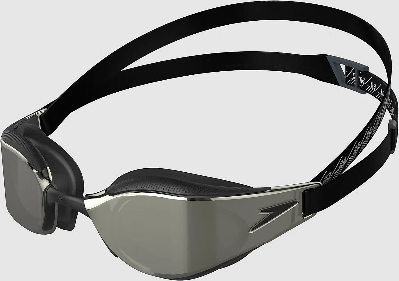 Speedo Очки для плавания Fastskin Hyper Elite Mirror Black/Silver