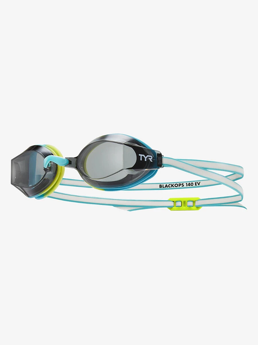 TYR Очки для плавания подростковые Youth Black Ops 140 EV Racing smoke/aqua