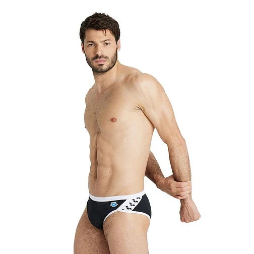 Arena Плавки спортивные ICONS SWIM BRIEFS SOLID black-white