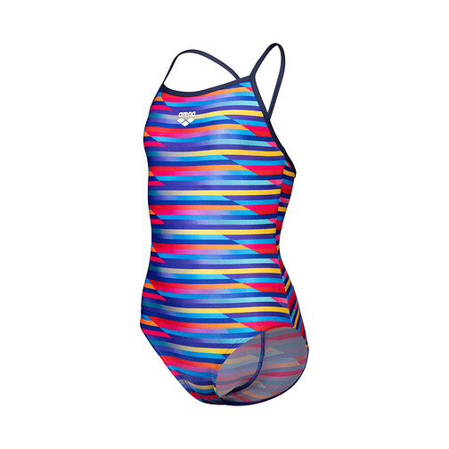 Arena Купальник спортивный ARENA RACING STRIPE LIGHTDROP JR multi-navy-navy