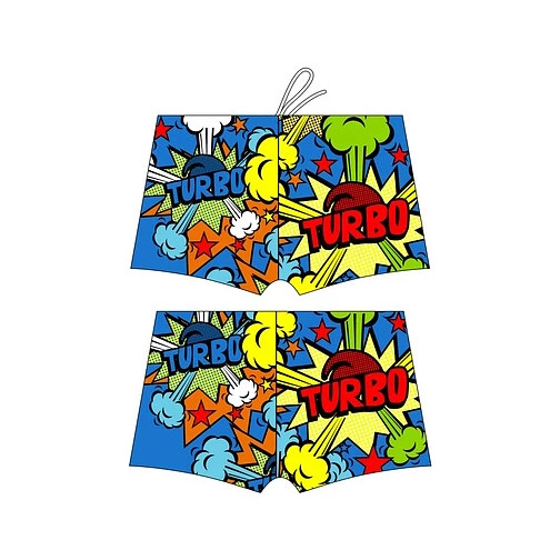 TURBO Плавки спортивные BOXER FULL PRINTED MEN POP TURBO